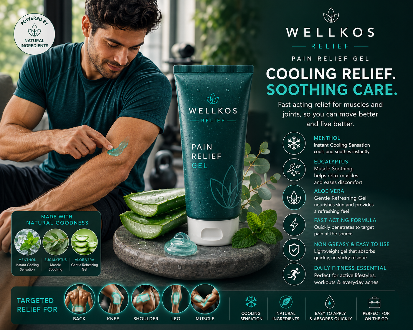 Wellkos Pain Relief Gel