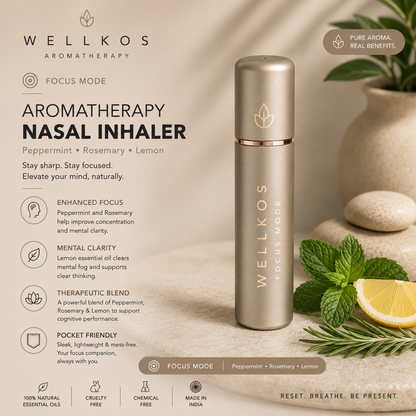 Wellkos Focus Flow Aromatherapy Nasal Inhaler