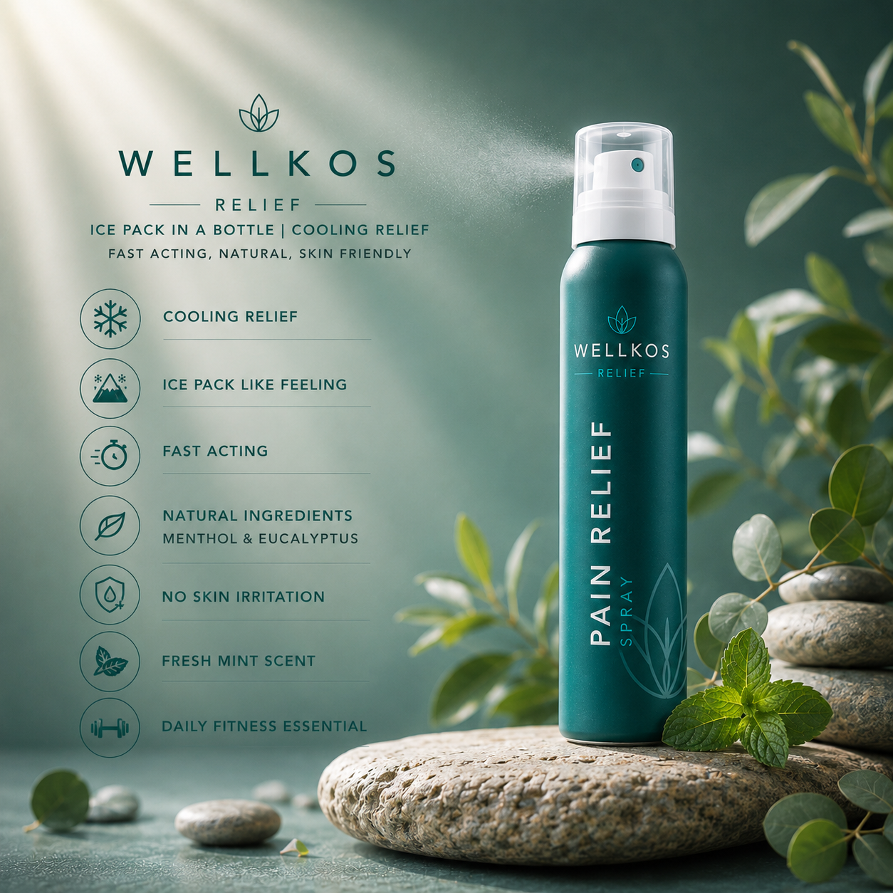 Wellkos Pain Relief Spray