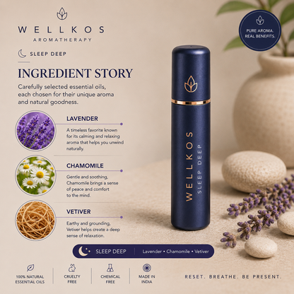 Wellkos Sleep Deep Aromatherapy Nasal Inhaler