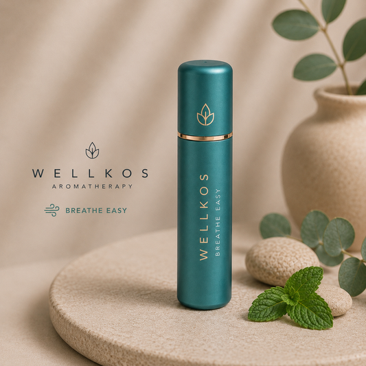 Wellkos Breathe Easy Aromatherapy Nasal Inhaler