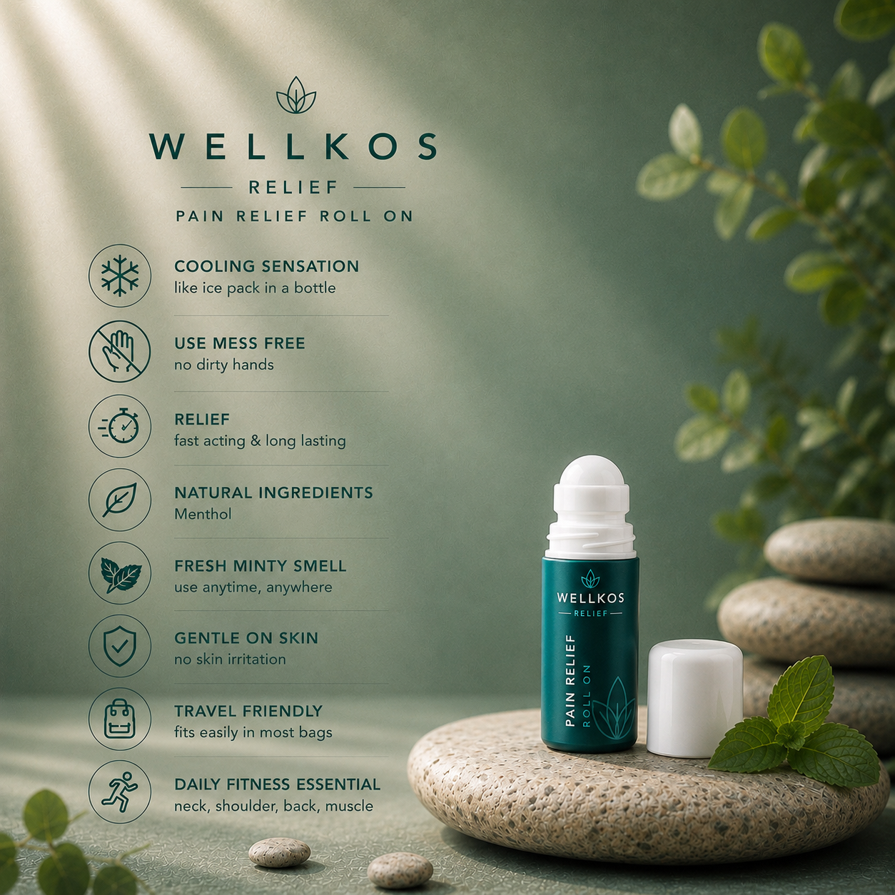 Wellkos Pain Relief Roll On