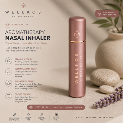Wellkos Stress Relief Aromatherapy Nasal Inhaler